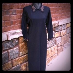 🌟HP🌟Black dress copper,pewter,black bead@collar